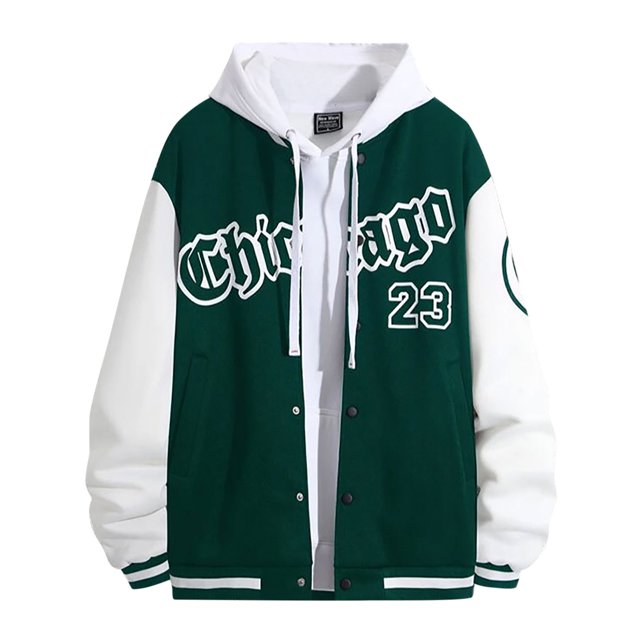 JHLZHS Plaid Jacket Men Spring and Autumn Fashion High Street Handsome Young Men's Basejacket Men's Loose Casual Jacket Men Plus Size Fall Jacket 1149