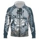 thumbnail image 1 of Sudadera con capucha y cremallera para hombre y mujer, con estampado 3D de flores, estilo harajuku, hip hop, 2024, 1 of 6