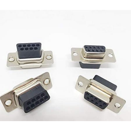 Pc Accessories - Connectors Pro 50 Pack DB9 Female D-Sub Crimp Type Connector, 50 Pcs PK (No Pins)