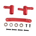 thumbnail image 2 of Kokiya 1/16 RC Car Steering Assembly RC Parts Aluminum Alloy Easy Installation Metal Fittings with Bearings for 16101 02 03 04 16106 Red, 2 of 9