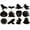 C, variant on Aximioll 12 Pcs Halloween Eerie Ghost Pumpkin Ornaments — Black Silhouettes with Creepy Shadows, Halloween Decorations for Porch Ceilings, Tree Branches & Entryway Displays for Haunted House Setups