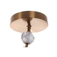 thumbnail image 3 of Craftmade 59493-SB-LED Jackie 13" Wide Led Multi Light Pendant - Brass, 3 of 7