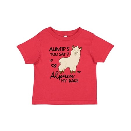 

Inktastic Auntie s You Say Alpaca My Bags Gift Baby Boy or Baby Girl T-Shirt
