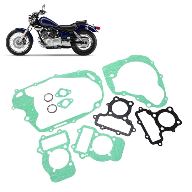 Junta De Culata, Larga Durabilidad 10PCS Junta De Motor De Motocicleta Profesional Para Virago XV250 125