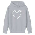 thumbnail image 5 of Cowsor Chandail à Capuchon en Molleton Surdimensionné pour Enfants - Chandail à Manches Longues avec Poche pour Garçons et Filles, Imprimés Mignons pour la Saint-Valentin, Rendez-Vous de Jeu et Noël, Doux et Chaud, Convient aux 2-14 Ans, 5 of 5