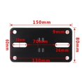 thumbnail image 4 of 2Pcs Speaker Wall Mount Bracket Screw Pendant Bracket Bracket Speaker Ceiling Rack Surround KTV Hanger Rings, 4 of 5