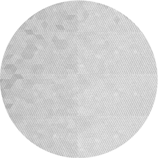 Ahgly Company Tapis d'Intérieur Ronds Lavables à la Machine, Style Transitionnel, Gris Nuage Gris, 4 Pieds Rond