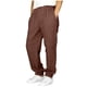 thumbnail image 2 of Ceisia Boys Elastic Waist Casual Athletic Pants Cotton-Linen Like Stretchy Breathable Cuffed Ankles Sweatpants for 5-15 Years Brown for 5-6 Years Gifts, 2 of 8