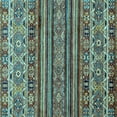 thumbnail image 1 of Ahgly Company Indoor Square Abstract Light Blue Modern Area Rugs, 6' Square, 1 of 4