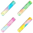 thumbnail image 2 of Bendable Plastic Ruler,Plastic Ruler Soft Bendable Rulers,Measuring Tool,Soft Bendable Gradient Colour Rulers,8 Inch Flexible Ruler,Bendable Ruler with Centimeter and Inch,Soft Plastic Ruler,4PCS, 2 of 9