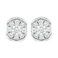 thumbnail image 3 of .925 Sterling Silver 1/2ct TDW Lab Grown Diamond Composite Earring (F-G, VS2-SI1), 3 of 6