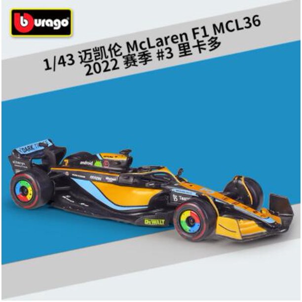 Bburago-modelo de coche de carreras de aleación para niños, escala 1:43, 2021 Red Bull RB16B #33, F1, equipo de carreras de Fórmula 1, simulación de vehículo fundido a presión, modelo de juguete para Fivean unisex