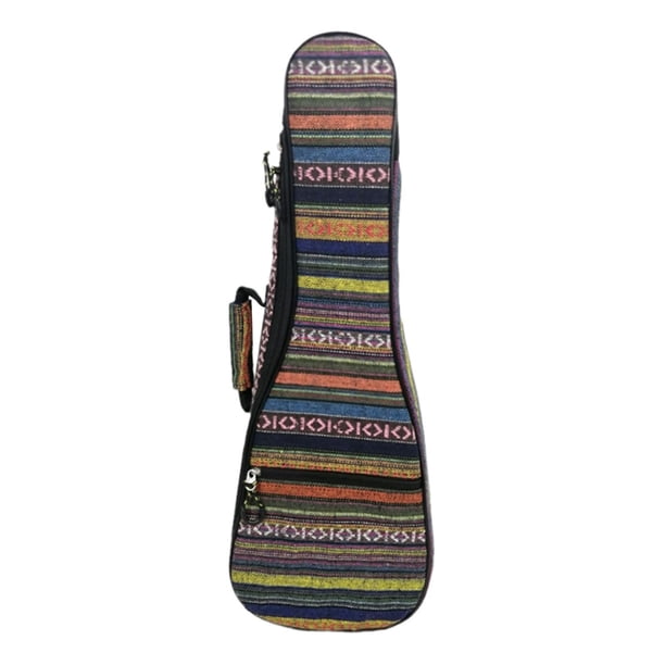 Bolsa de ukulele Case de ukelele Bag Portable Ukulele Camina acolchada Case de transporte para acampar clips de ajuste de viaje al aire libre Regalos para ukelele de 26 pulgadas