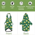 thumbnail image 6 of KLL Tropical Fruit for Basic Dog Hoodie - Pet Hoodie Sweater with Leash Hole - Cute Dog Sweatshirt - Pet Clothes Hooded Sweatshirt for Dog & Cat -X-Small, 6 of 8