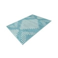 thumbnail image 5 of Unique Loom Kai Collection Area Rug - Warrior (4' 1" x 6' 1" Rectangle Light Blue/Ivory), 5 of 12