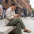 thumbnail image 6 of Cushionaire Libby Braided Cork Footbed Summer Sandals for Women with Adjustable Buckle and Arch Support, 6 of 25