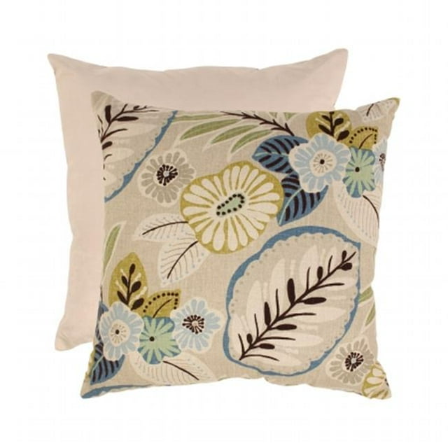 Pillow Perfect 475226 Oreiller de Sol Tropical 23 Po - Beige-Bleu