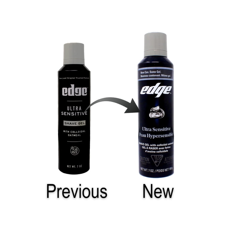 Edge Ultra Sensitive Shave Gel for Men, 3-Pack, 7 oz photo 2