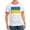 Red/White, variant on CafePress - Ukraine Flag T Shirt - 100% Cotton Ringed T-Shirt