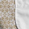 thumbnail image 4 of Bohemian Microwave Oven Cover, Repetitive Victorian Themed Ornamental Leafy Snowflake Like Vintage Folk, Water Resistant Organizer with Pockets Kitchen, 36" x 12", Pale Brown and White, by Ambesonne, 4 of 4