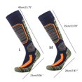thumbnail image 3 of Milue 1 Pair Ski Socks Men Women Warm Winter Cotton Ski Socks for Skiing Snowboarding, 3 of 15