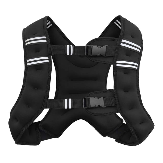 Chaleco pesado Peso chaleco de hierro entrenamiento de arena de hierro gimnasio para hombres chaqueta pesada para mujeres para entrenamiento de fuerza Negro 8