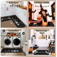 thumbnail image 6 of Halloween Kitchen Rugs and Mats for Floor, Halloween Decorations for Home, 2 Pcs Non-Slip Backing Pumpkin Mat, Halloween Decor Holiday Kitchen Rug Sets with Runner (Welcome, 17"x47.2"+17"x30"), 6 of 6