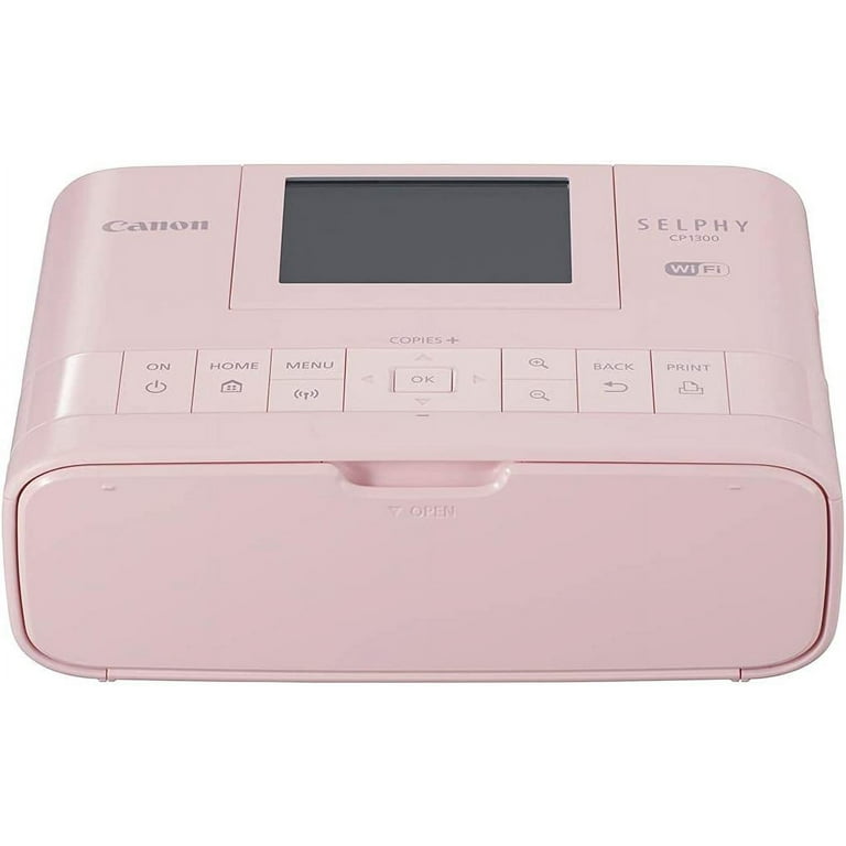 Canon SELPHY CP1300 Compact Photo Printer (Pink) - Walmart.com