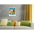 thumbnail image 4 of Visit Côte D'Azur - France - The French Riviera - Vintage Travel Poster by Jacques Nathan-Garamond c.1953 - Fine Art Matte Paper Print (Unframed) 24x32in, 4 of 4
