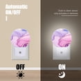 thumbnail image 4 of Night Light Plug into Wall,Dusk to Dawn Sensor Auto-On/Off for Bathroom, Hallway,Kids Room-Purple And Gold Paint With Gold Line, 4 of 4