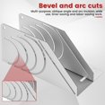 thumbnail image 4 of HLONK 2pcs Insulation Pipe Cutter Precision Pipe Insulation Cutting Guide Adjustable Rubber Pipe Insulation Cutter Guide Stainless Steel Foam Pipe Insulation Cutting Guide for Home Indust, 4 of 10