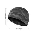 thumbnail image 2 of Helmets Liner Beanie, Breathable Beanie Hats For Running Under Hard Hat, Skull Sweat Cycling Hat With Sun Protection, Outdoor Travel Mountaineering, 2 of 6