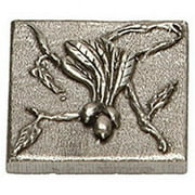 Premier Hardware Designs PHDT-2-NP Black Beet Tile with Vine, 2 x 2 Inch
