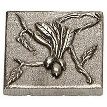 Premier Hardware Designs PHDT-2-NP Black Beet Tile with Vine, 2 x 2 Inch