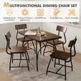 thumbnail image 6 of Costway Dining Room Chairs Set of 2 Modern Kitchen Dining Room Side Chair W/Metal Frame, 6 of 9