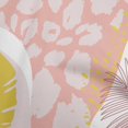 thumbnail image 1 of oneOone Georgette Viscose Rose Pink Fabric Tropical Abstract Leaves Sewing Fabric By The Yard Printed Diy Clothing Sewing Supplies 42 Inch Wide, 1 of 4