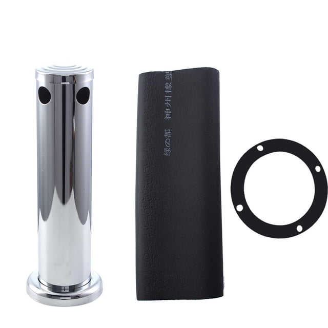 Dispensador de cerveza de barril ajustable de acero inoxidable de 3" (grifo doble)