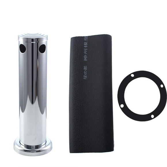 Beer Tower - 3" Stainless Steel Adjustable Draft Beer Kegerator Tower Beer Dispenser Tool(2)