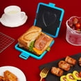 thumbnail image 4 of Microwave  Maker Grill Press, Microwave Toaster  Maker, Grilled Cheese Maker, Panini Press  Maker, Microwave Grill Tray Crisper for Home Travel, 4 of 7