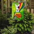 thumbnail image 2 of Caroline's Treasures BB1953GF Bull Terrier St. Patrick's Day Flag Garden Size , Small, multicolor, 2 of 2