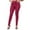 Wine, variant on hotojiny Stretchy Jeans for Women High Waist Skinny Pull on Leggings with Pockets Trendy Casual Denim Leggings Streetwear