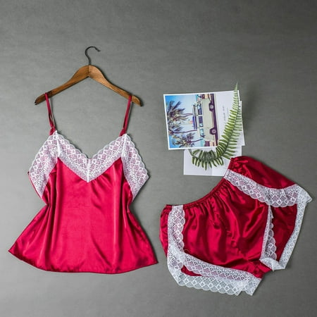 Levmjia Babydoll Lingerie Mesh Sexy Lingerie 2PC Women Sexy Lace Patchwork Solid Lingerie Nightwear Underwear Robe Set Sleepwear