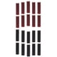 thumbnail image 1 of Paquete de 200 botellas , incluye 100 cápsulas termocontraíbles de PVC burdeos negras con lengüetas de lágrima, 30 mm, 1 of 3
