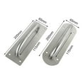 thumbnail image 6 of Heavy Duty Stainless Steel Pull Push Door Handles - 2 Pack for Barn & Fire, 6 of 9