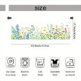 thumbnail image 3 of Rdsfhsp Wildflower Window Valance Curtain, Colorful Garden Flower Pattern Decorative Rod Pocket Short Curtain for Kitchen Living Room, 3 of 5