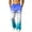 Blue, variant on LTTVQM Mens Loose Fit Gradient Trousers Streetwear Ombre Fade All Over Print Drawstring Loose Wide Leg Athletic Trousers for Men Hot Pink XL