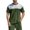 #Army Green, variant on DPTALR Men's Casual Color Block T-Shirt,Short Sleeve Round Neck,Breathable Soft Fabric,Regular Fit,Army Green, M