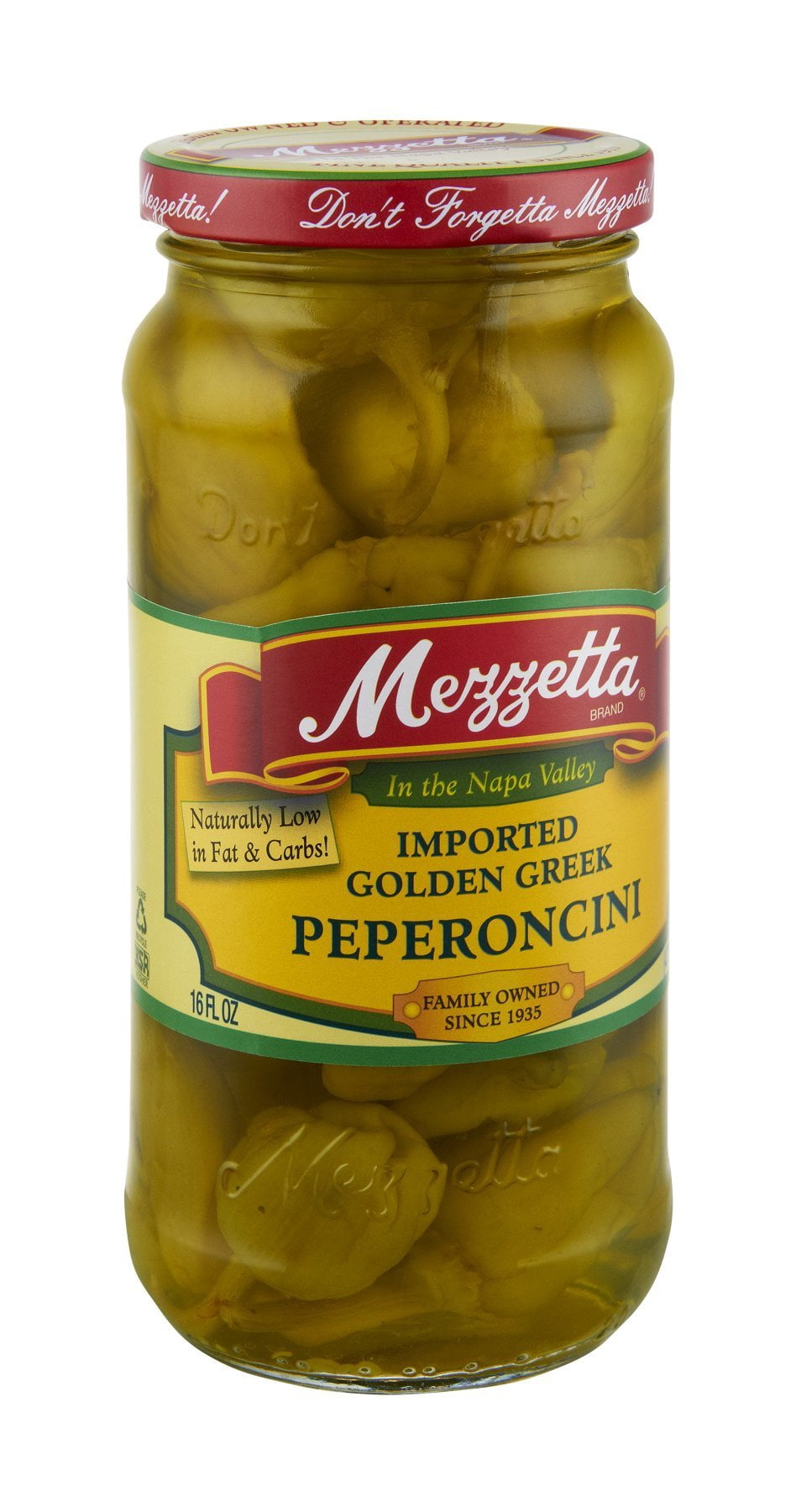 Mezzetta Peperoncini Greek, 16 fl oz (Pack of 10)