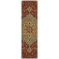thumbnail image 2 of Addison Rugs Chantille Indoor/Outdoor Traditional Global Garnet Machine Washable Runner Rug, 2'3" x 7'6", 2 of 8