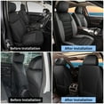 thumbnail image 7 of DIKSOAKR Car Seat Cover Fit for Hyundai Sonata 2007-2024 2025 Luxery Waterproof Car Seat Covers Cushion Protector with Lumbar Support Grey,Front Set(2 Seats), 7 of 7